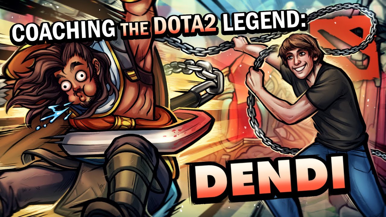 COACHING THE DOTA 2 LEGEND (DENDi) LEAGUE + DOTA