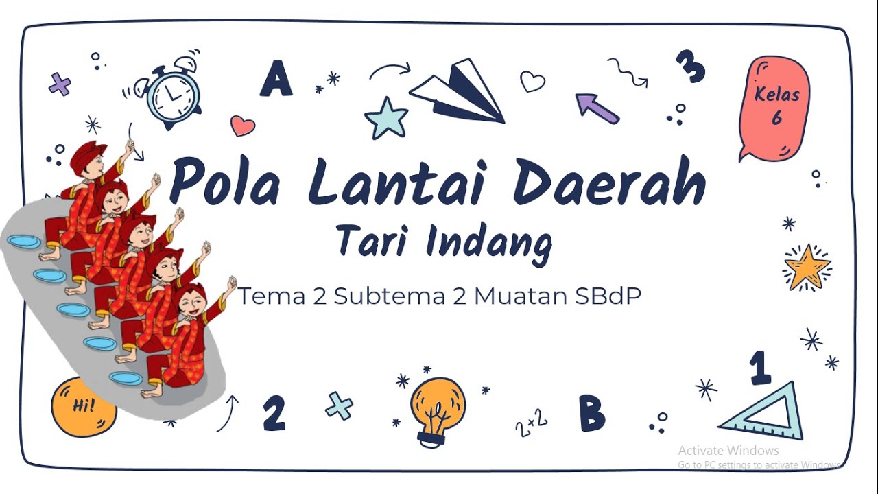 Pola Lantai Daerah Tari Indang Tema 2 Subtema 2 Muatan Sbdp Kelas 6 Youtube