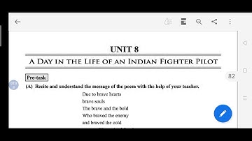 Unit-8 A Day In The Life Of An Indian Fighter Pilot Part-1