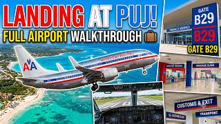 Punta Cana Airport (PUJ) Arrival Process | Final Approach Runway 08, Immigration, Baggage & Customs