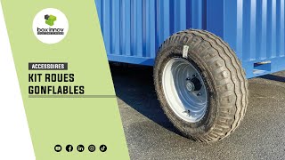 SHIPPING CONTAINER REAR WHEELS  ACCESSOIRE POUR CONTAINER