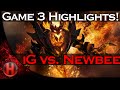 Ig vs newbee game 3 highlights dota 2