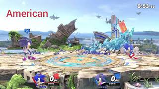 Sonic speaking different languages in Super Smash Bros Ultimate!