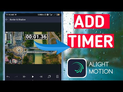 How to add time code /timer in Alight motion #timecode #alightmotion