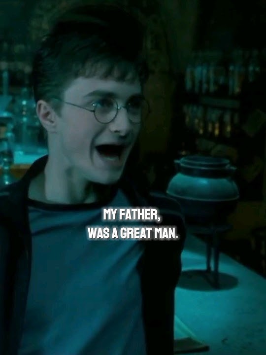 When harry realize 😔 that his father was not a great man 🥲 l #viralshort #fyp #edit #harrypotter
