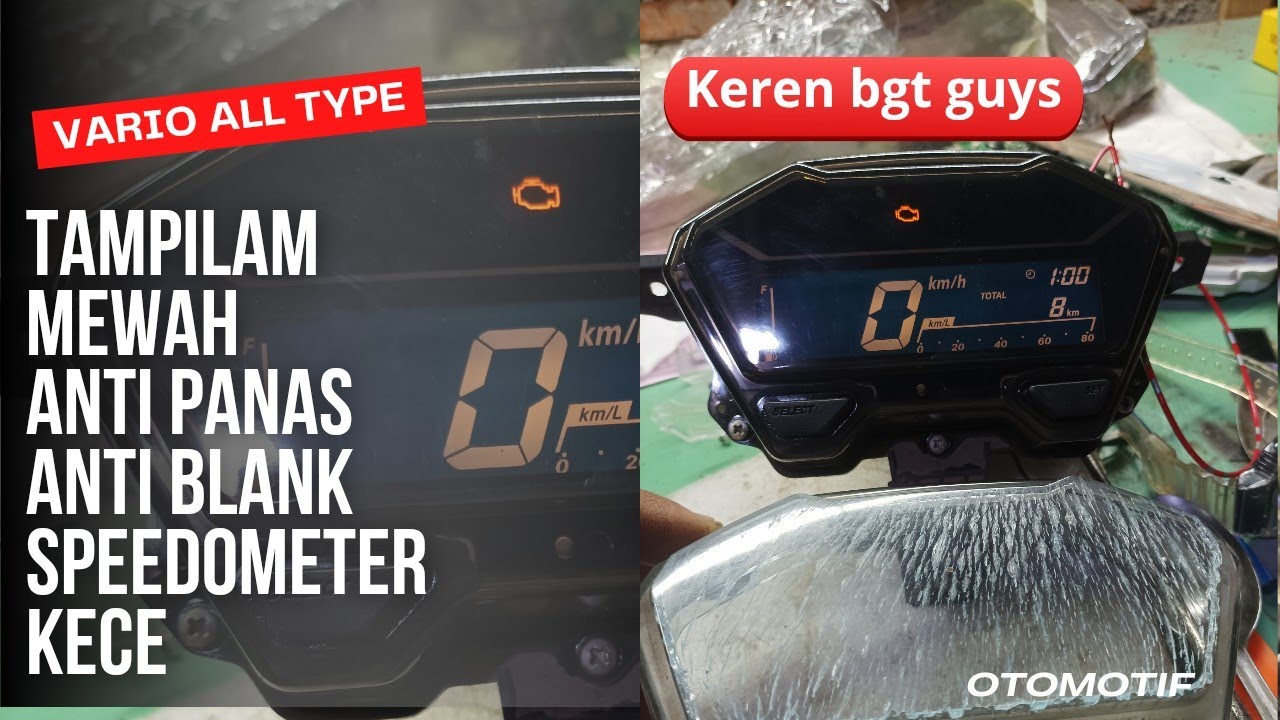 Tips MERAWAT SPEEDOMETER digital VARIO 125/150/160 Terhindar dr BLANK #bengkelkampung #speedometer 