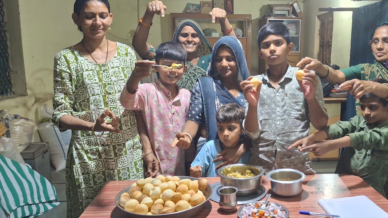 ફેમિલી સાથે પકુડી ચેલેન્જ ગેમ રમી