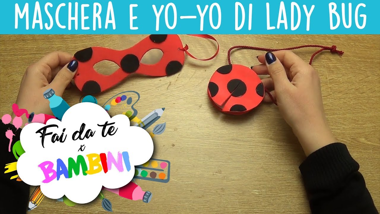 Maschera e yo-yo di Lady Bug