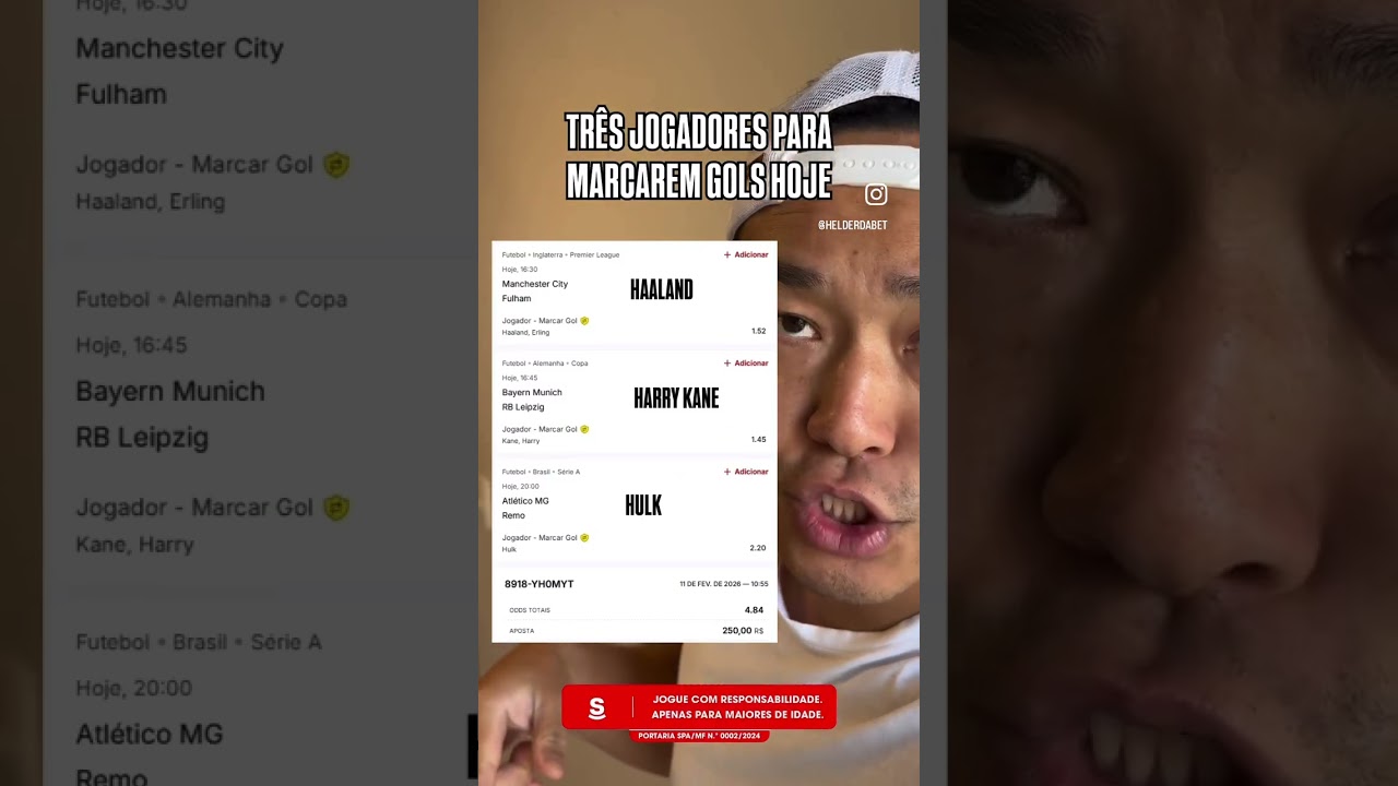 3 JOGADORES PARA MARCAREM GOLS HOJE!