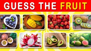 Guess the Fruit Quiz |Can You Guess all the Fruits 🍍🍓🍌