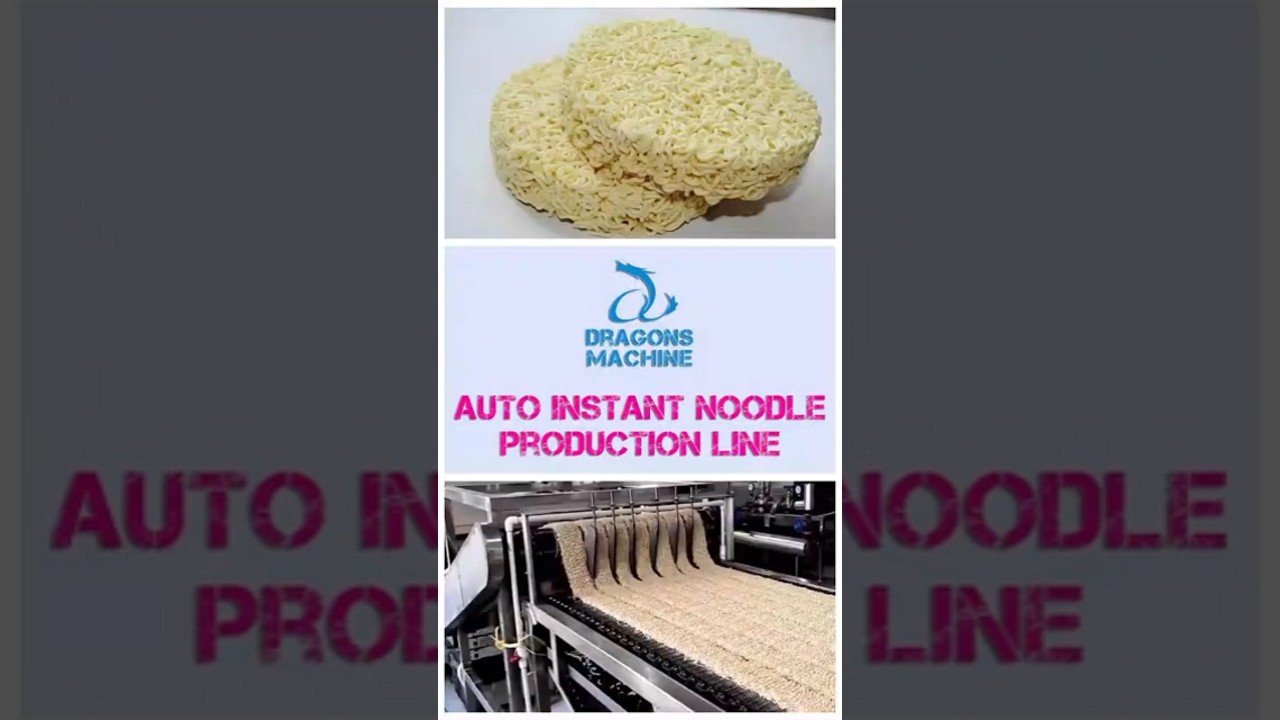 Auto Instant Noodle Production Line – Efficient & Compact! 