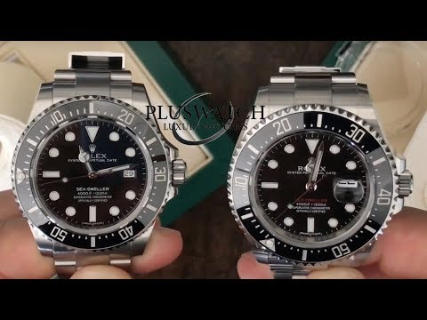 Rolex sea dweller 126600 vs 116600 