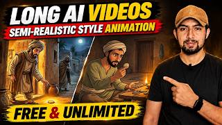 How I Make AI Long Videos FREE With Consistent Characters | Semi-Realistic Ai Animation