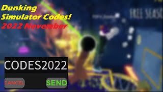 *NEW* Dunking Simulator Codes 2022 (ROBLOX) | November 2022