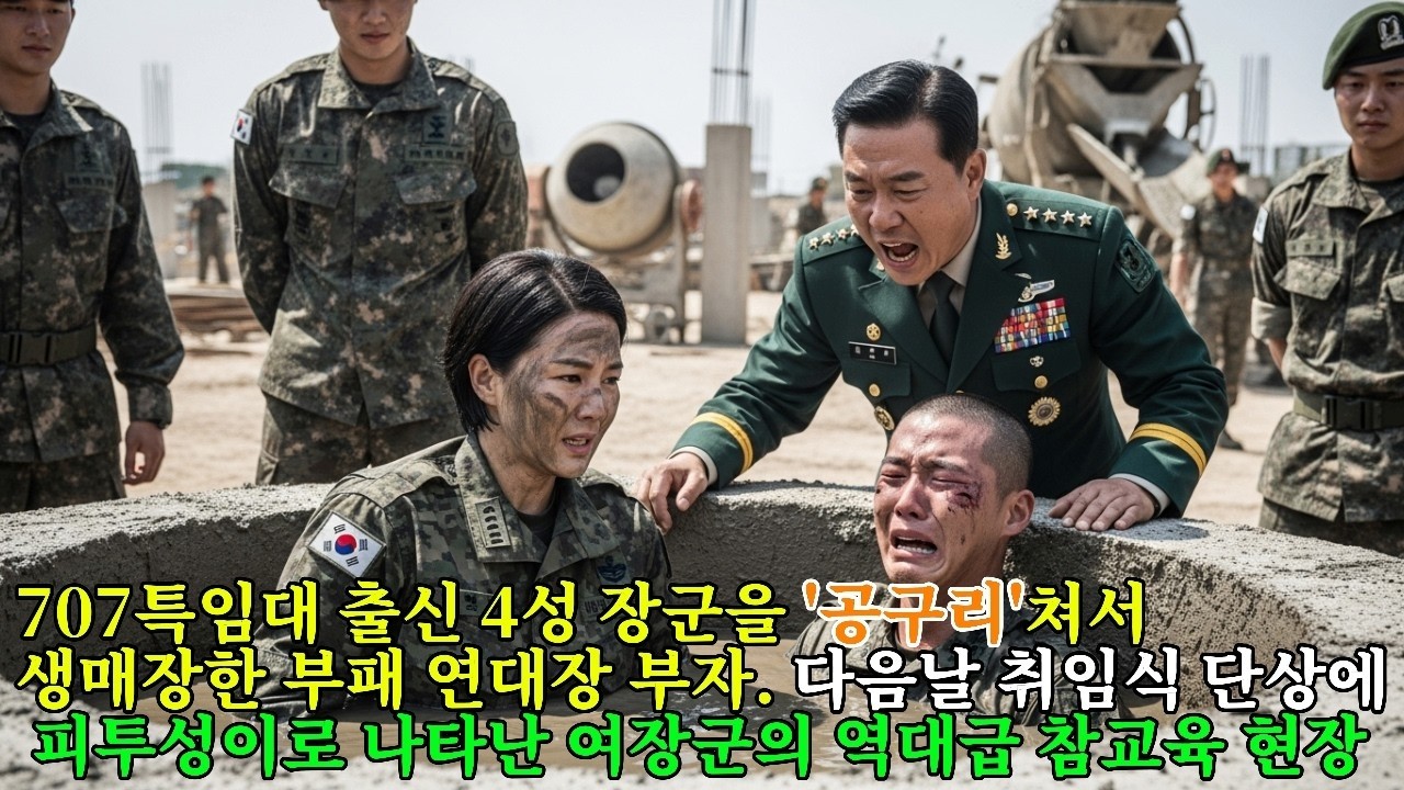 여군 소령과 아들을 기둥에 생매장한 대령