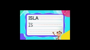 How To Write ISLA -- SUPER FAST | Write With Me! -- FOR KIDS