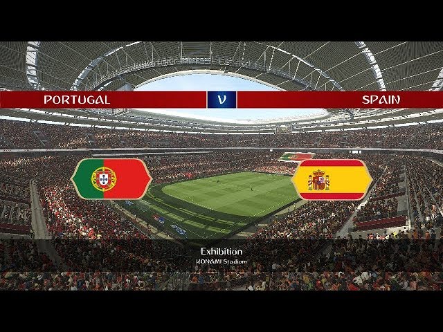 PES 2019 | Portugal v Spain | FIFA World Cup 2018 | Full Match Gameplay
