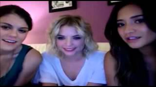 Shay Mitchell, Ashley Benson and Lindsey Shaw Live Chat Part 3 8/30/12