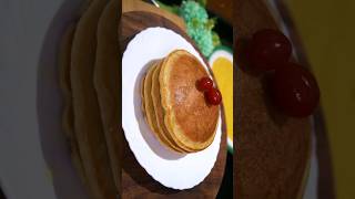 Eggless Pancake ? | Oats Pancake YouTubeShorts Shorts Viral reels Pancake eggless