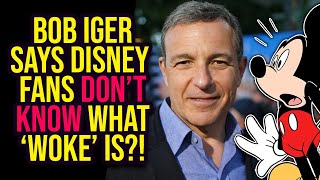 Disney CEO Bob Iger GASLIGHTS Disney Fans Over 'Wokeness'?!