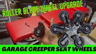 How to Upgrade Rollerblade Wheel for Garage Creeper Rolling Seat
