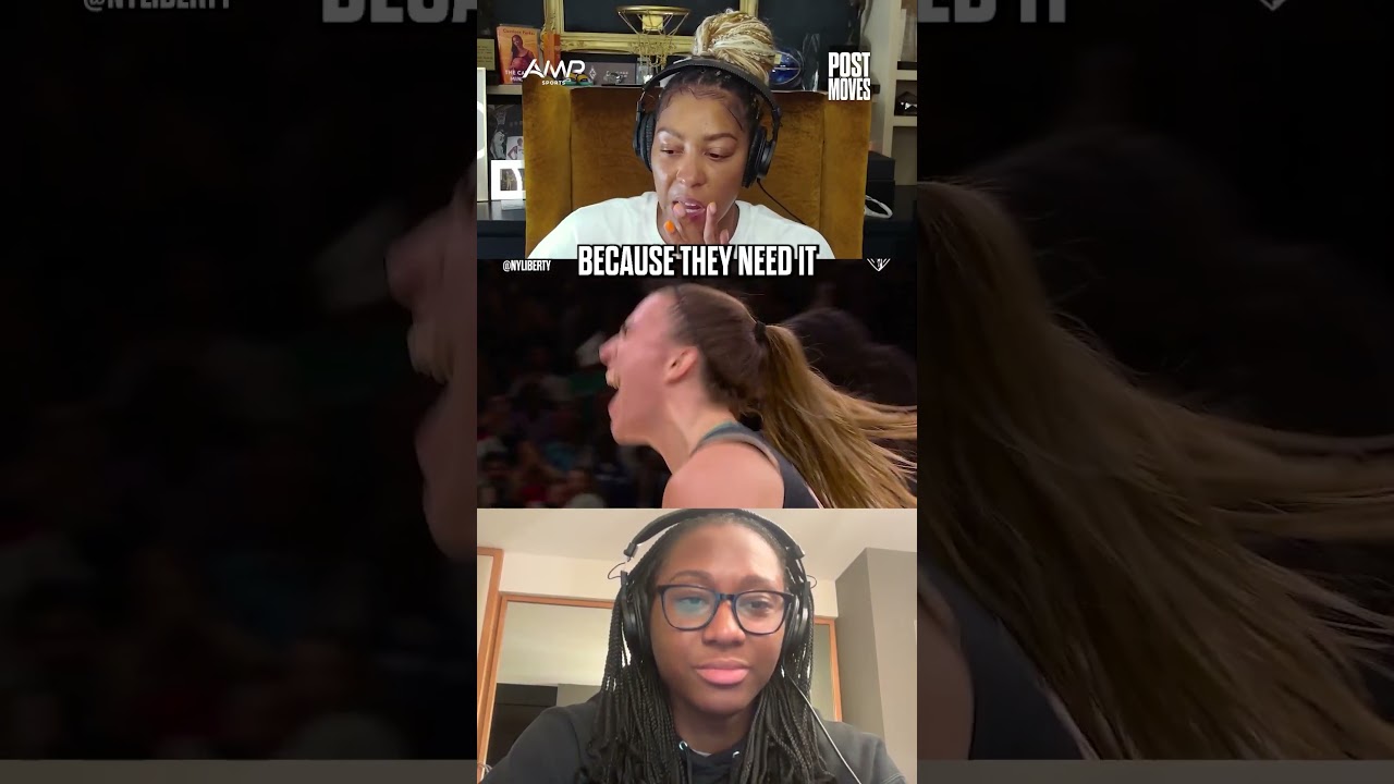 Candace was PANICKING to vote for Sabrina Ionescu over Breanna Stewart 💀💀 #breannastewart #wnba