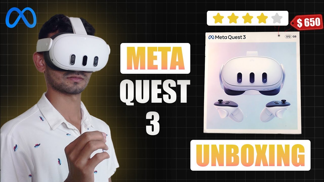 META QUEST 3 UNBOXING & FIRST IMPRESSION | HINDI REVIEW | #india # ...