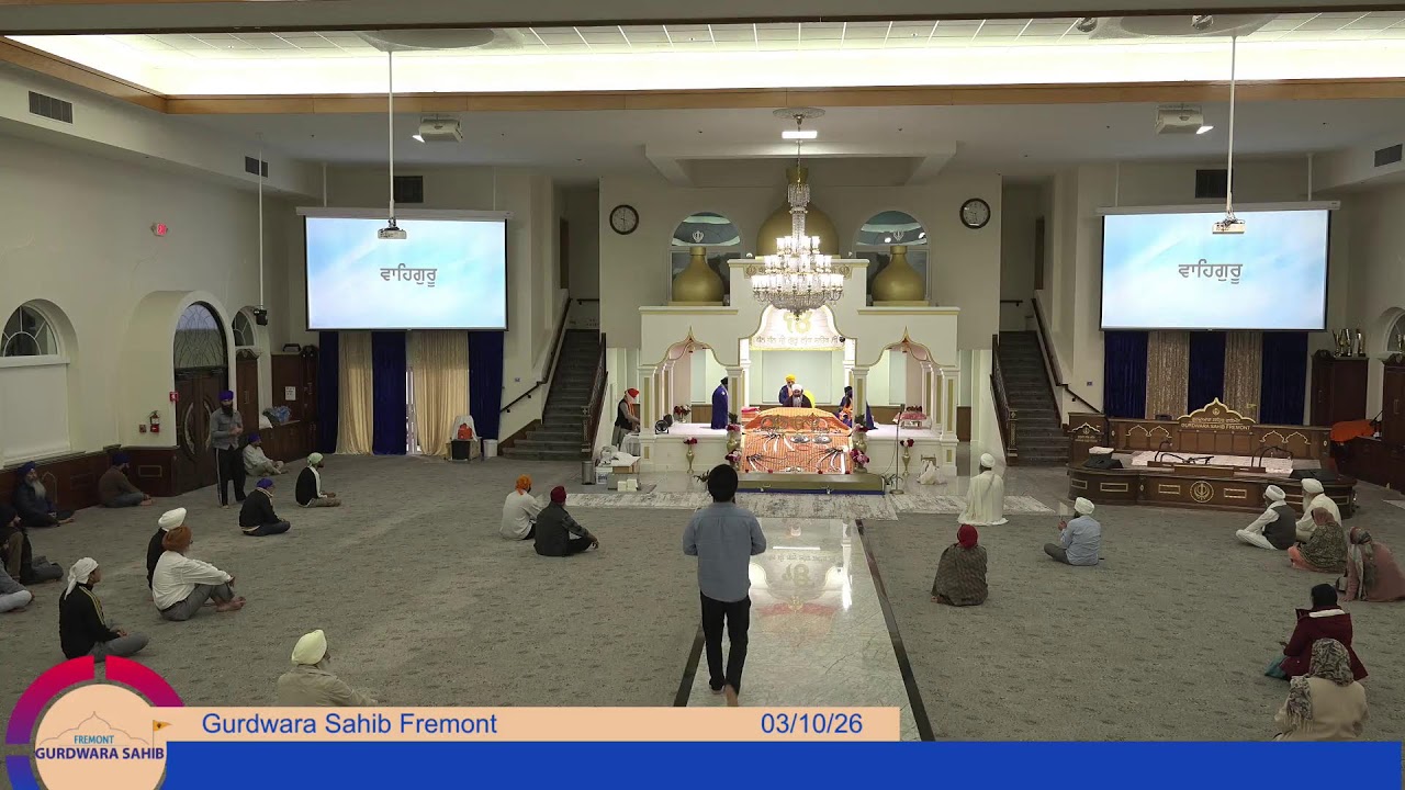 Gurdwara Sahib Fremont Evening Diwan 2026-03-10