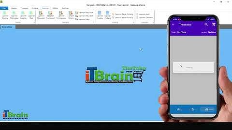 Koneksi Integrasi Data RealTime Aplikasi Kasir PC dgn Aplikasi Kasir Android - ITBrain POS Online