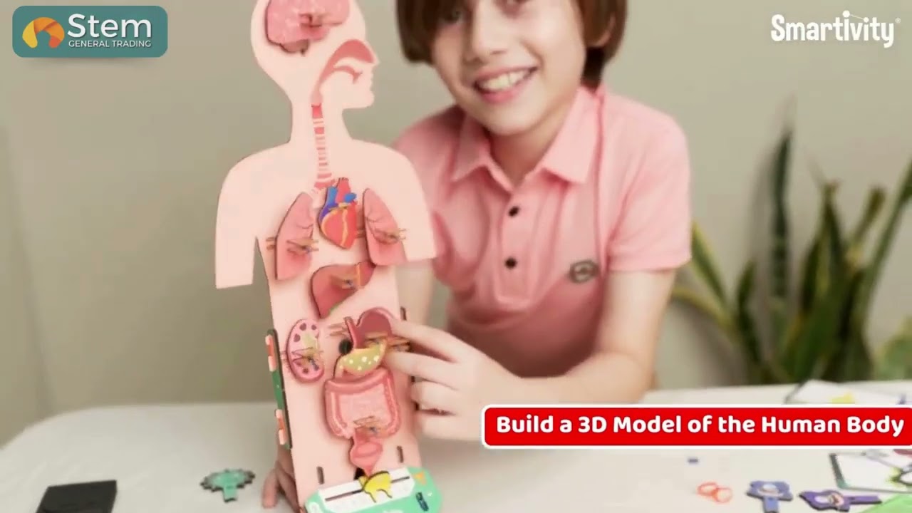 SMARTIVITY Human Body Kit! 🧠 Build Organs & Shoot Germs | Fun STEM Toy for Curious Kids