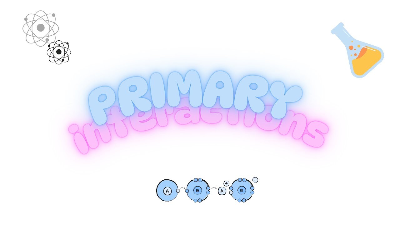 PRIMARY INTERACTIONS - Chemistry #alevel - YouTube