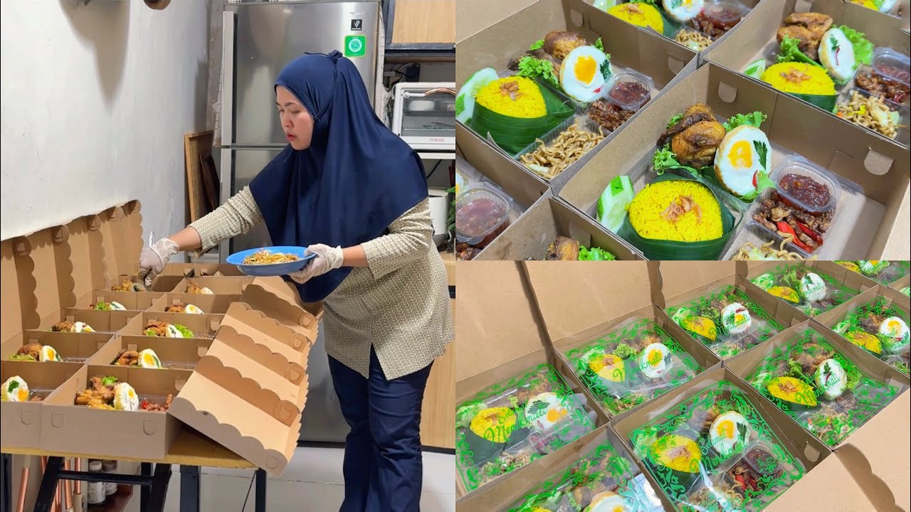 ЗАКАЗ ИЗ АМЕРИКИ👩🏻‍🍳 Упаковка риса и закусок #niahermanto #cooking #salesidea #ricebox