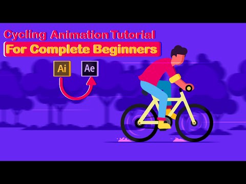 Cycling Animation Tutorial for COMPLETE Beginners | After Effects Tutorial