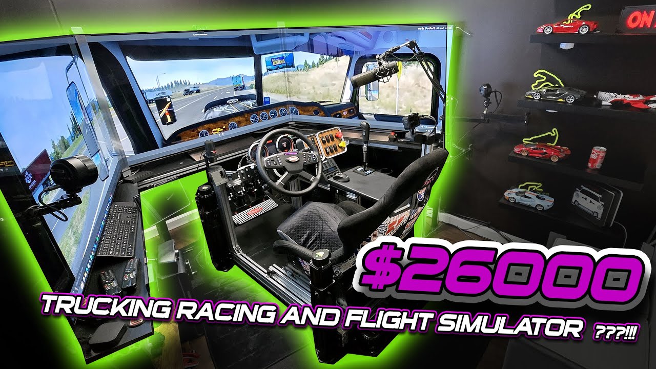 My 26K DOLLAR Trucking Simulator Room AND MORE ! FULL TOUR
