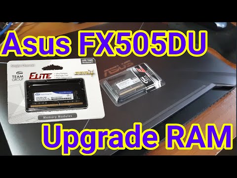 UPGRADE RAM ASUS TUF GAMING FX505DU