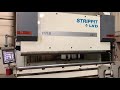 Lvd ppeb 240 press brake retrofit  enu650t cnc press brake control installation by enutron