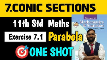 11th MATHS 1 | Chapter 7 Conic Section| Exercise 7.1|PARABOLA| PRADEEP GIRI SIR