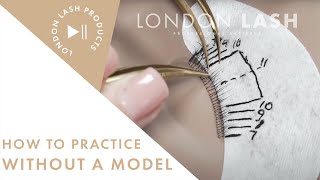 How to Practice Lashes Without a Model | Using a Mannequin Training Head
