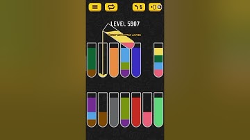 Water sort puzzle level 5907