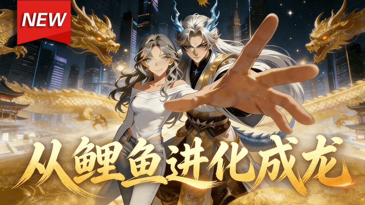 MULTISUB📢新番上线《从鲤鱼进化成龙》第1~70集丨王浩重生为夏幼薇饲养的金鲤，觉醒神级吞噬进化系统。为变回人类、守护幼薇，王浩吞噬能量不断进阶！#漫剧 #破晓动漫社