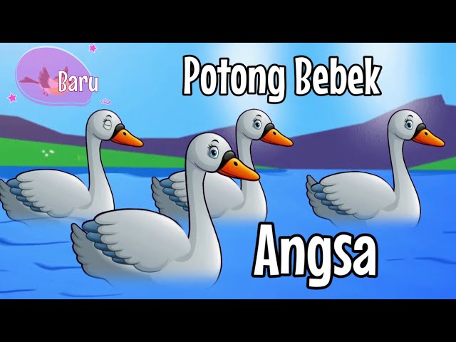 Lagu Anak Terbaru  Potong Bebek Angsa  animasi Bebek Angsa, Bebek nyosor, Bebek berenang class=