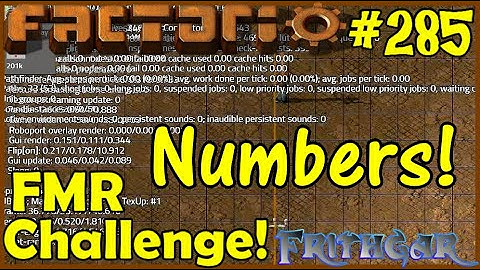 Factorio Million Robot Challenge #285: Numbers Behind The Scenes!