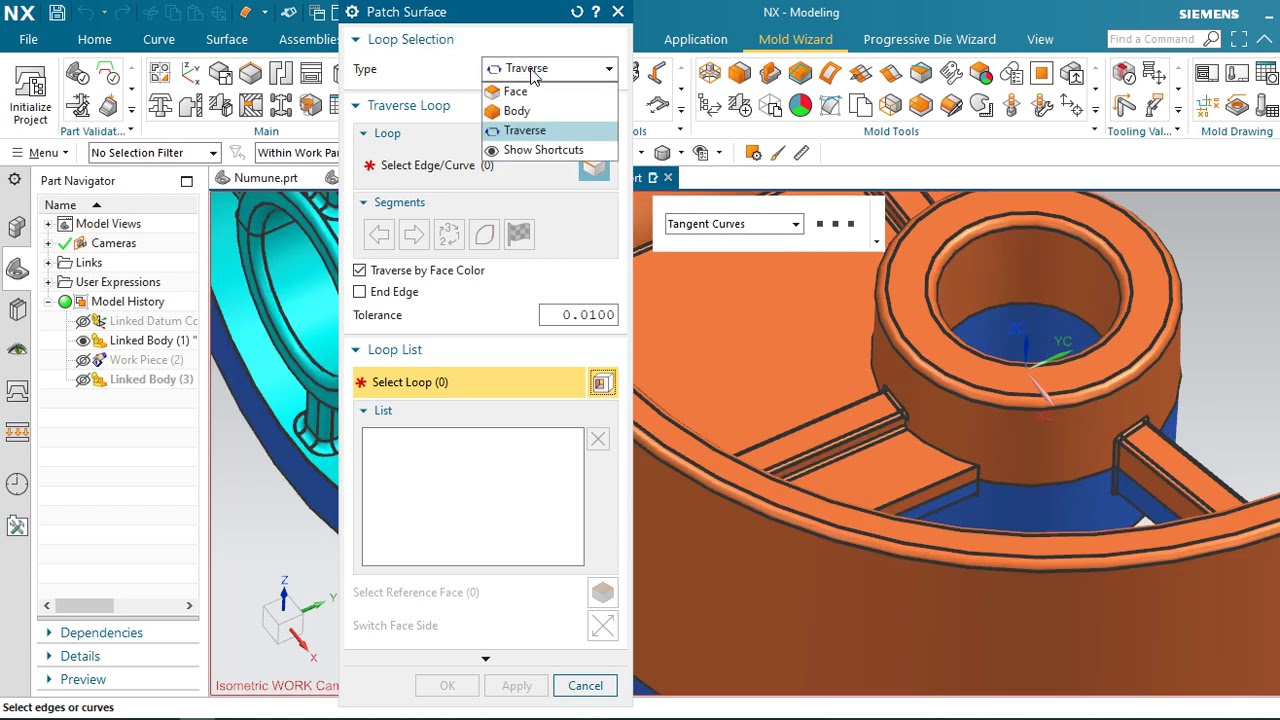 NX Mold Wizard Kalıp Seti