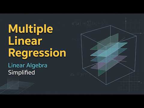 Multiple Linear Regression and Hyperplanes Explained with Animation