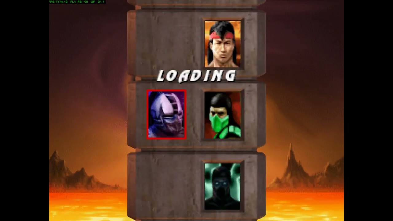 Mortal Kombat Trilogy (PS1) Playthrough - Cyber Smoke - Hardest Difficulty