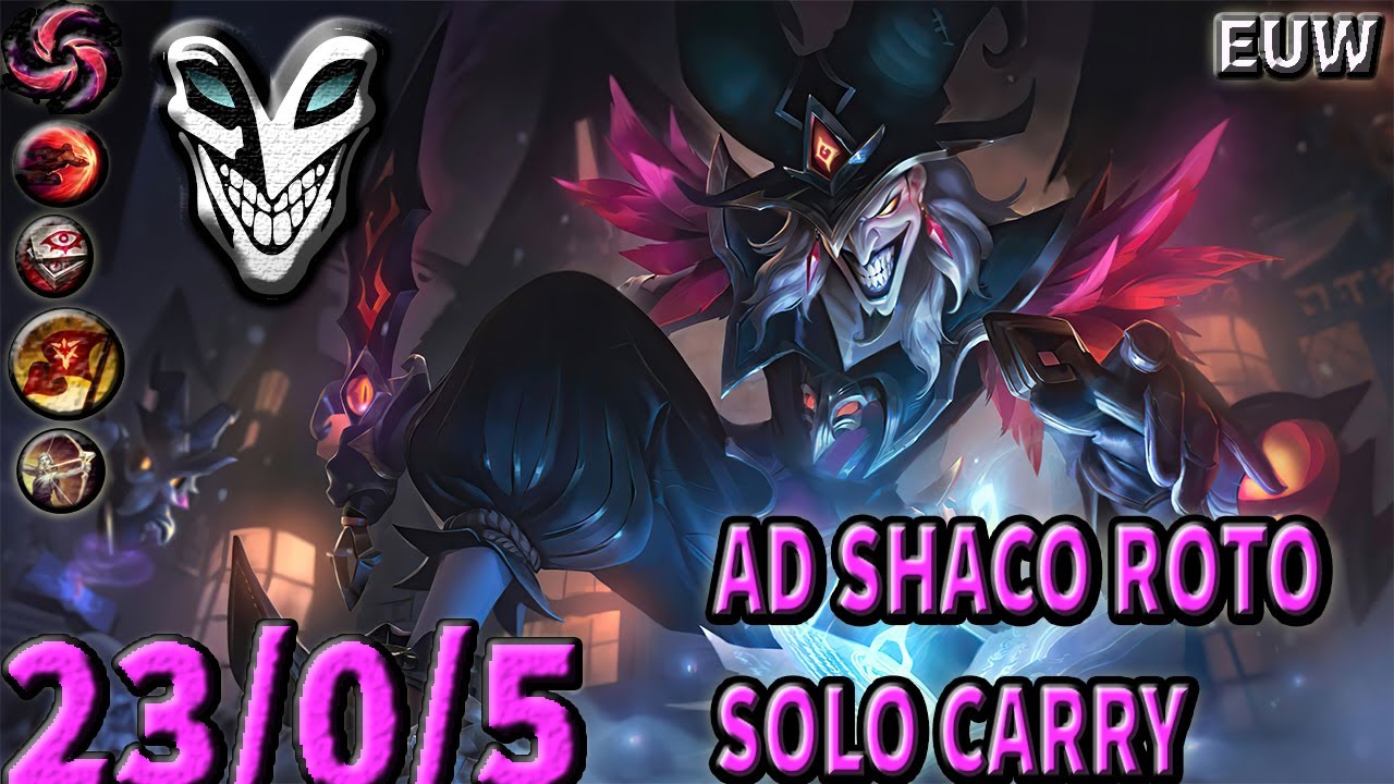 COME GIOCARE SHACO JUNGLER! CARREANDO EN 20 MINUTOS?? FREE LP, SEASON 11, SHACO AD BROKEN S11 SOLOQ