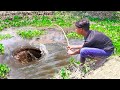 Fishing Video || There is no trick in fishing that the village boy does not know || Fish catching