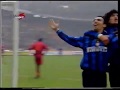 Youri  djorkaeff super inter goal vs roma