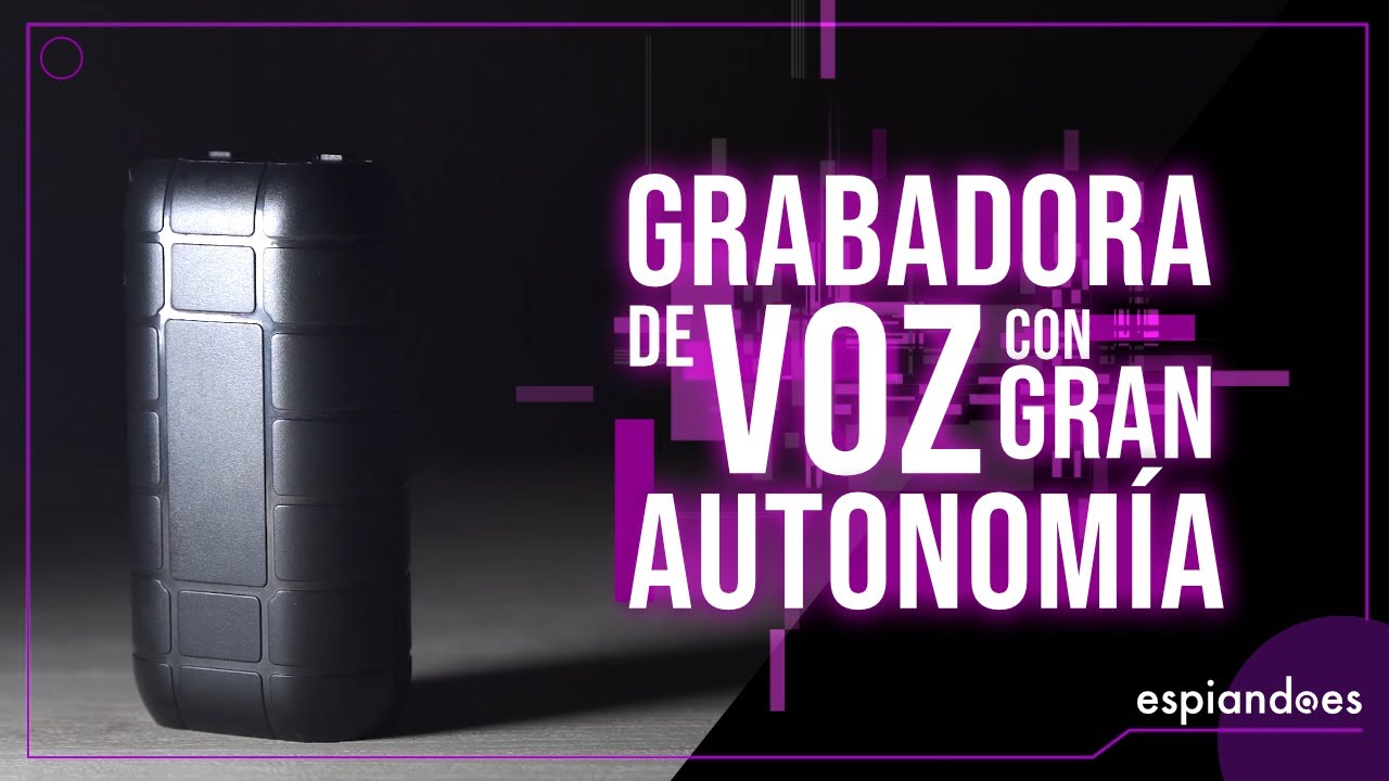 Micro grabadora de audio espía powerbank de larga duración de 150 días de  autonomía