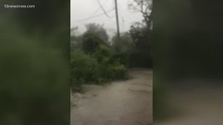 Ocracoke Island woman documents how fast Hurricane Dorian flooded her home